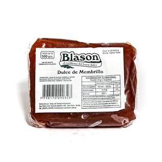 Dulce de membrillo BLASON pouch x 500 gr